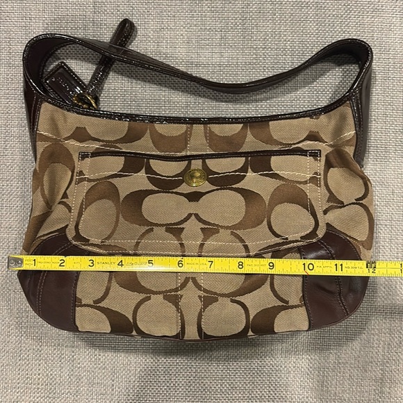 Coach signature khaki Ergo hobo shoulder bag - Picture 6 of 7